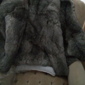 Sergio Valente fur rabbit coat